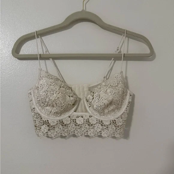 For love and lemons lace and rhinestone bra/corset - Picture 1 of 2